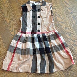 Burberry Black and Pink Casual Dress